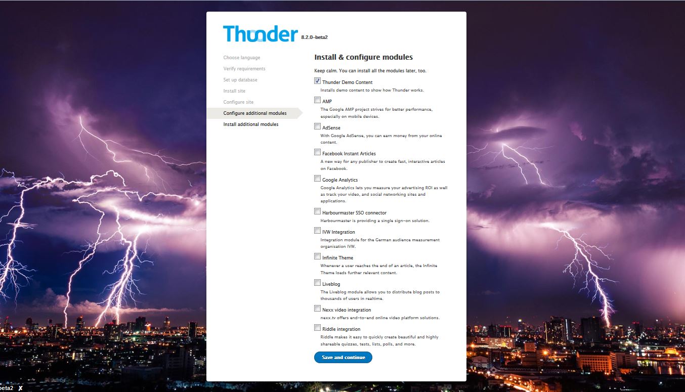 Thunder features