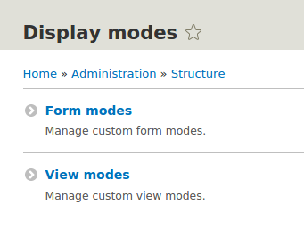 Drupal 8 form Display