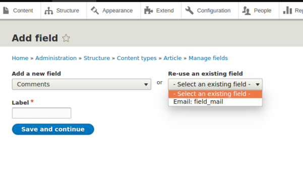 Drupal 8 adding comment as field