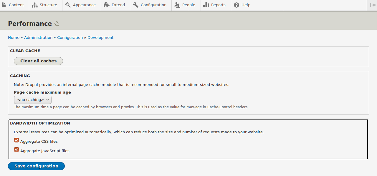 Bandwidth optimization