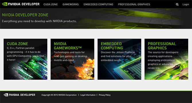 Nvidia developer zone using Drupal