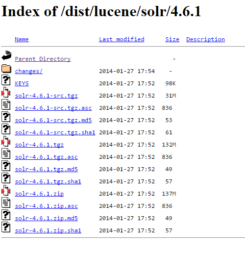 solr 4.6.1 Download