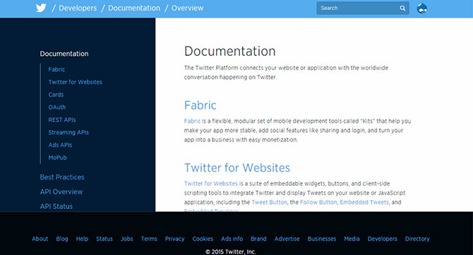 Twitter developer using Drupal